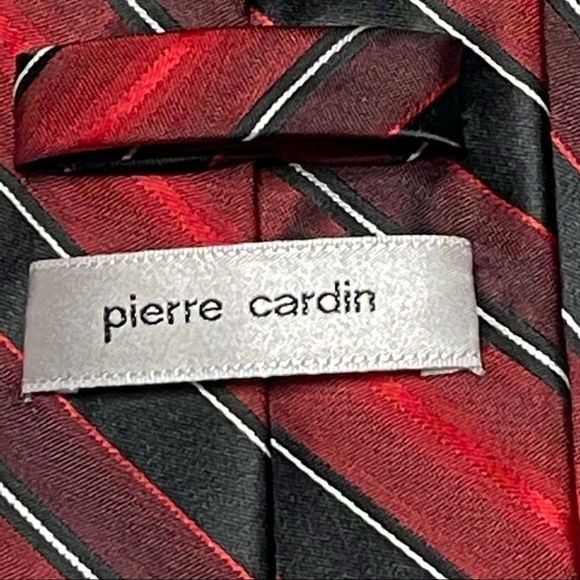 Pierre Cardin Diagonal Stripe Tie - Picture 3 of 3